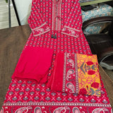 Kurti with Pant with cotton Dupatta Sequence work