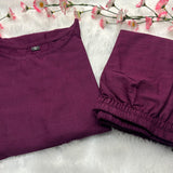 Premium cotton slub top & Bottom