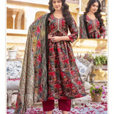 SARA AALIYA CUT WITH WORK Readymade Suit 3 Pcs SLF