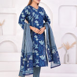 Dupatta 3-Piece Suit Set - Cotton Fabric