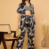 Printed Two Piece Cotton Coord Set