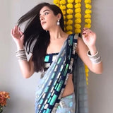 NEW SUPER HIT DESIGNER PEACOCK WORK PARTY WEAR SAREE