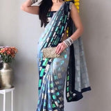 NEW SUPER HIT DESIGNER PEACOCK WORK PARTY WEAR SAREE