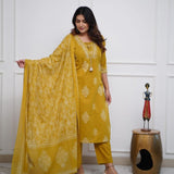 Kurti Pant Mulmul Dupatta