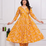 New anarkali kurta & pent with dupatta set