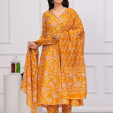 New anarkali kurta & pent with dupatta set