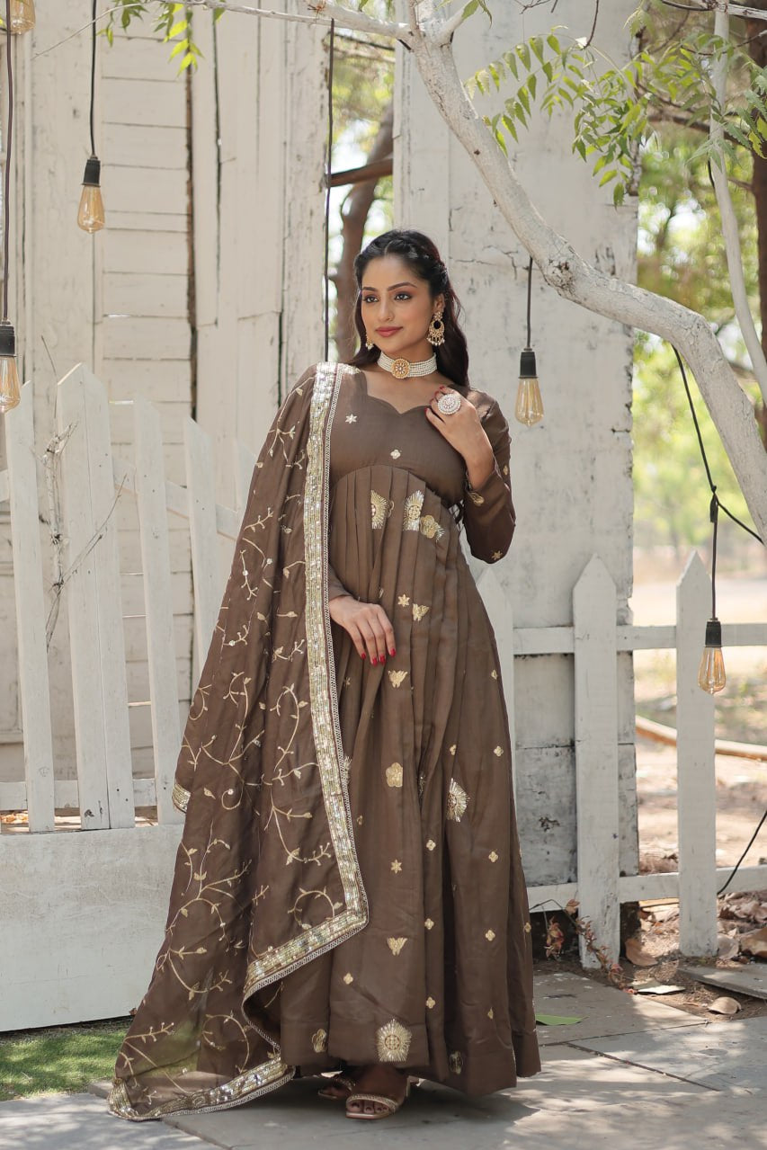 STYLISH GOWN-WITH-DUPATTA COLLECTIONS